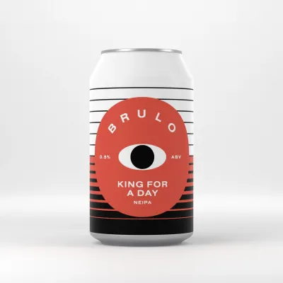 BRULO (UK) - King For A Day NEIPA - (Sans Alcool) - 0,5% - Canette 33cl