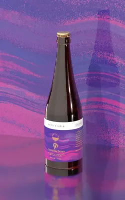 Cloudwater Brew Co. (UK) - Counting Stars // Baltic Porter Cerises, Cacao, Baies de Goji &amp; Café élevé en barriques de Marsala &amp; de Porto // 8,6% - Bouteille 37,5cl