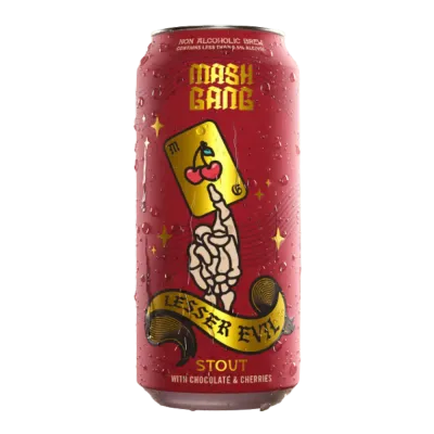 Mash Gang (UK) - LESSER EVIL // No ABV Porter // 0.5% - Canette 44cl