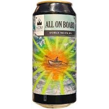 KOM (ESP) - ALL ON BOARD // Hazy DIPA Superdelic, Citra &amp; Mosaïc // 8% ABV - Canette 44cl