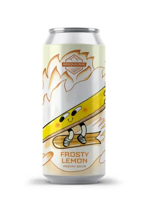 Basqueland Brewing - FROSTY LEMON // Pastry Sour // 4.1%  - Canette 44cl