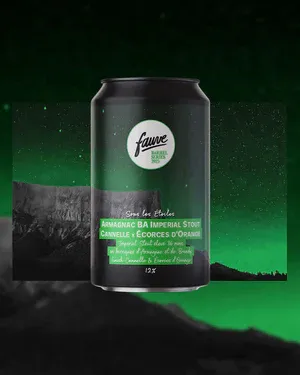 Brasserie Fauve (FR - Paris) - SOUS LES ETOILES // Assemblage de plusieurs Imperial Stouts élevés en barriques d'Armagnac et de Brandy pendant environ 3 ans // 12% - Canette 33cl