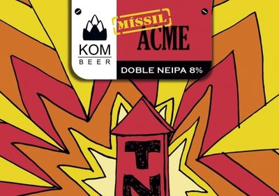 KOM (ESP) - TNT // Hazy DIPA // 8%  - Canette 44cl
