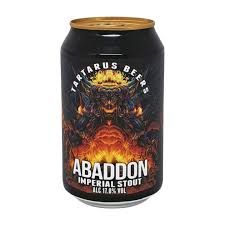Tartarus Beers (UK) - Abaddon // Imperial Stout // 17% - Canette 33cl