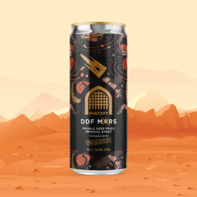 Vault City (UK SCT) - DDF M*RS // Imperial Pastry sucre brun, grué de cacao, vanille // 15.5% - Canette 44cl