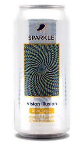 Sparkle (FR) - Vision Illusion // DIPA dry-hop 24g/L - Nelson Sauvin, Motueka, Citra // 8% - 0.44L