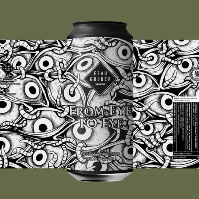FrauGruber Brewing (ALL) - From Eye to Eye // DDH IPA Mosaic, Nelson // 6.8% - Canette 44cl