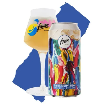 Brasserie Fauve (FR - Paris) - Orbite Nébuleuse // Triple NEIPA DDH Citra, Strata // 10% - 0.44L