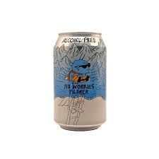 Lervig (NOR) - No Worries Pilsner // Pilsner SANS ALCOOL // 0.5% - canette 33cl