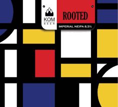 KOM (ESP) - Rooted // Imperial NEIPA Citra + Simcoe // 8.5%  - Canette 44cl