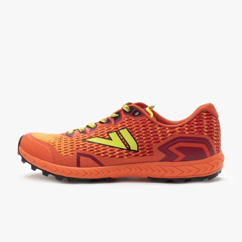 VJ Sports Spark Unisex Trail Running Shoe (Orange )