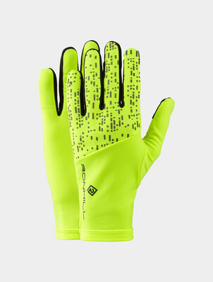 Ronhill Night Runner Gloves (Fluo Yellow/Reflect)