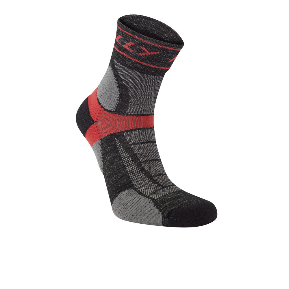 Hilly Trail Anklet- (black/ red)