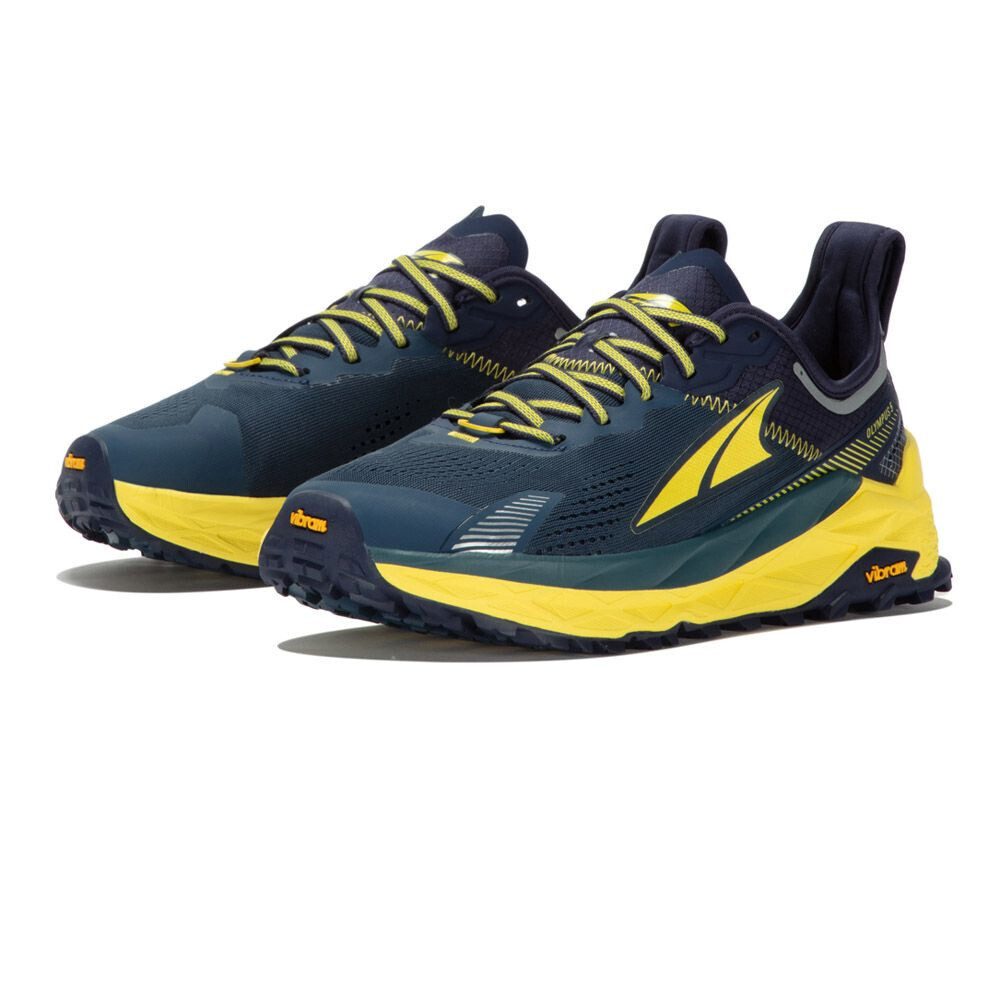 Altra Olympus 5 trail running shoes  Mens Navy / Yellow