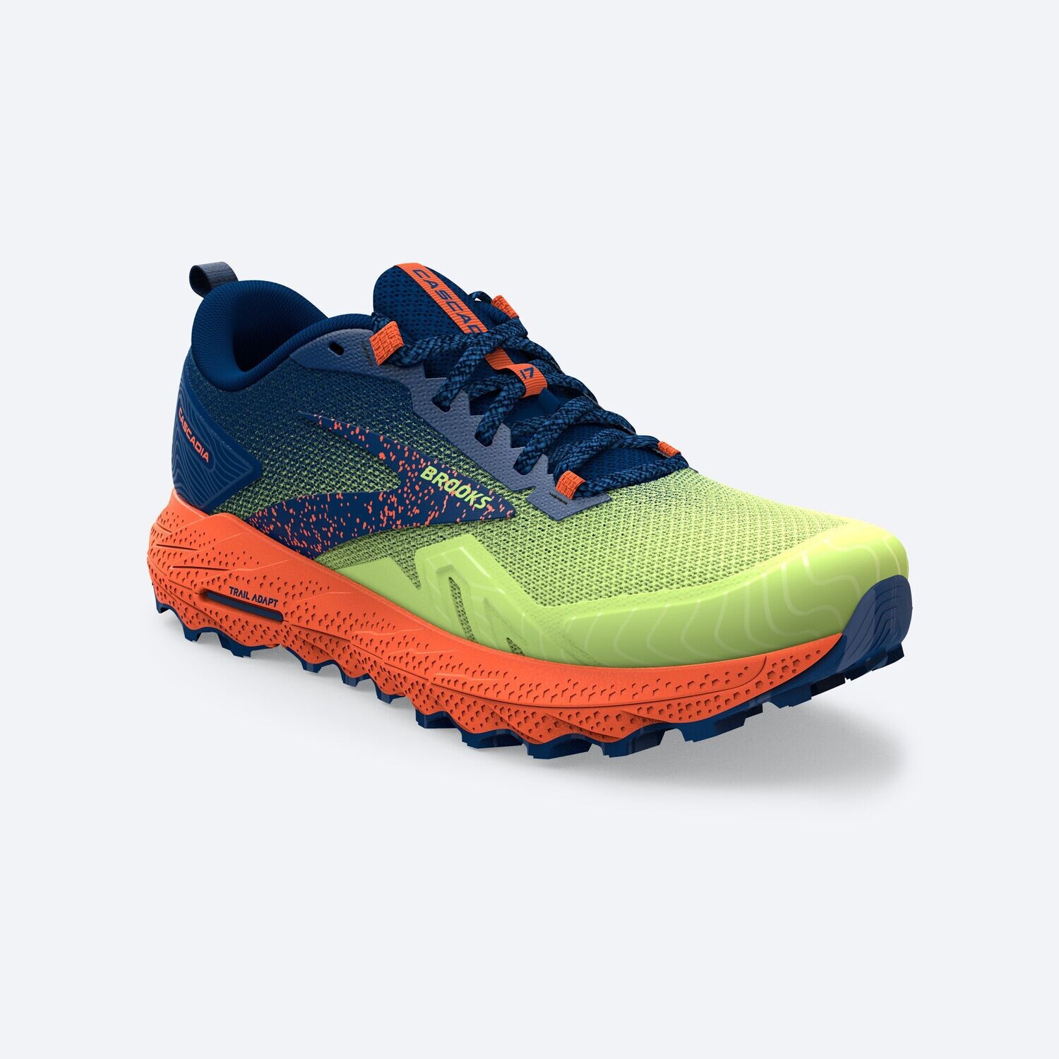 Brooks Cascadia 17 - Men&#39;s - ( Green Navy Firecracker )