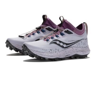 Saucony Peregrine 13 ST Women&#39;s Trail Running Shoes Mauve/Shadow Violet Clair