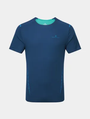 Men&#39;s Tech Race S/S Tee (Dark Navy/ Deep Laguna)