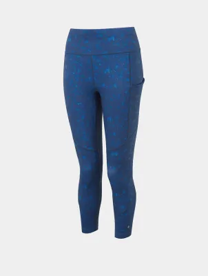 Women&#39;s Ronhill Tech Crop Tight (Tidal Raindrops)