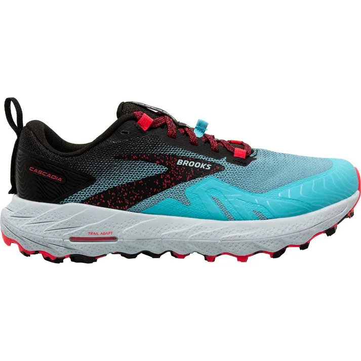 Women&#39;s Brooks Cascadia 17, Size: UK 6, Colourway: Bluefish/ Black/ Diva Pink
