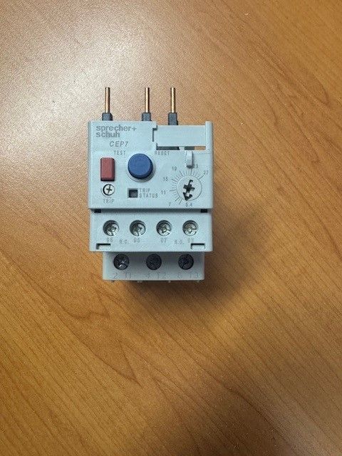 Electronic overload 5.4-27amp