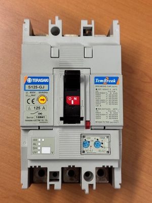 S125GJ320 TERASAKI TEMBREAK 2 MCCB 125 FRAME 65KA 3P 20A THERMAL MAGNETIC