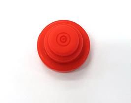 45607- Scanreco Plastic Rubber Hood Button Red