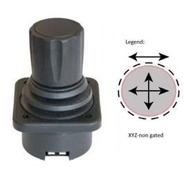51612 - Scanreco Joystick 3-prop X-Y-Z Black