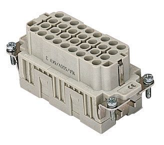 ILME CQEF32 — 32‑Pin Female Crimp Insert (CQE Series) ILME CQEF32 — 32‑Pin Female Crimp Insert (CQE Series)