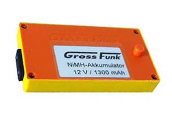 Grossfunk Battery 12V/1300mAh NiMH