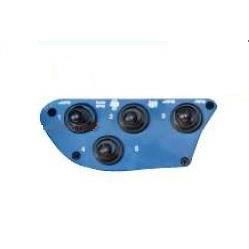 11-564 Scanreco Maxi Switch Panel Left Blue White Print (C/W Eng Control Switches)