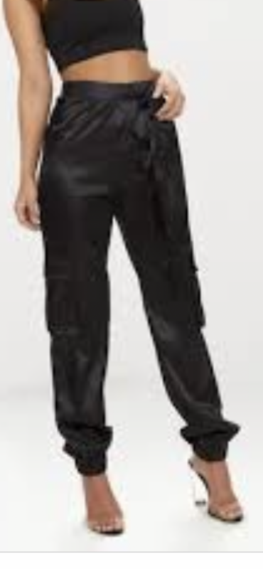 Sassy Satin Combats (black)