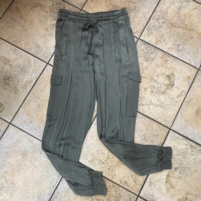 Sassy Satin Combats (khaki) Z76