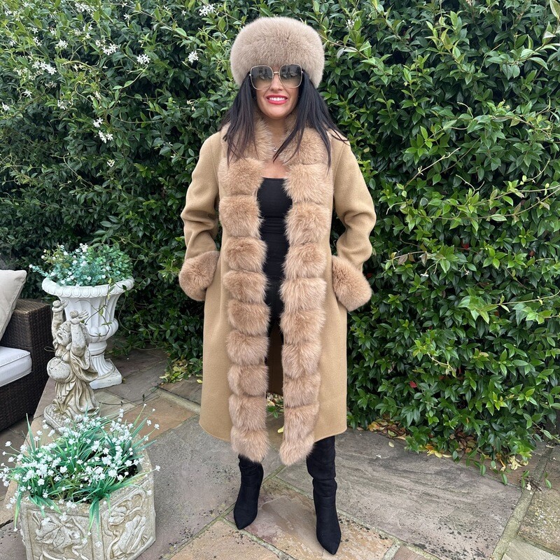 Princess Diana Coat (camel)