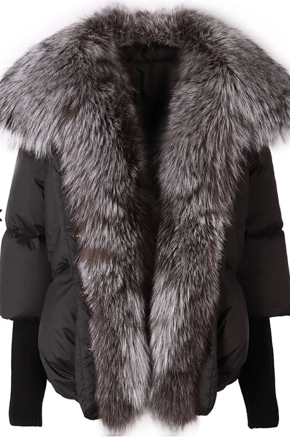 Puffer Jacket (duck down, silver fox)