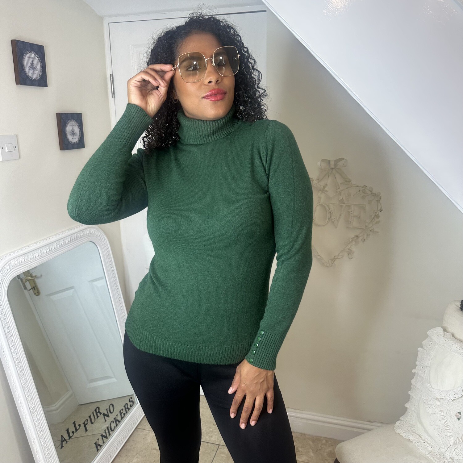 Roll Neck (green)