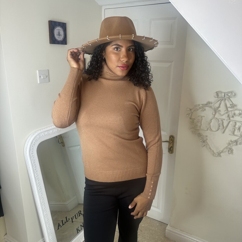 Roll Neck (tan)