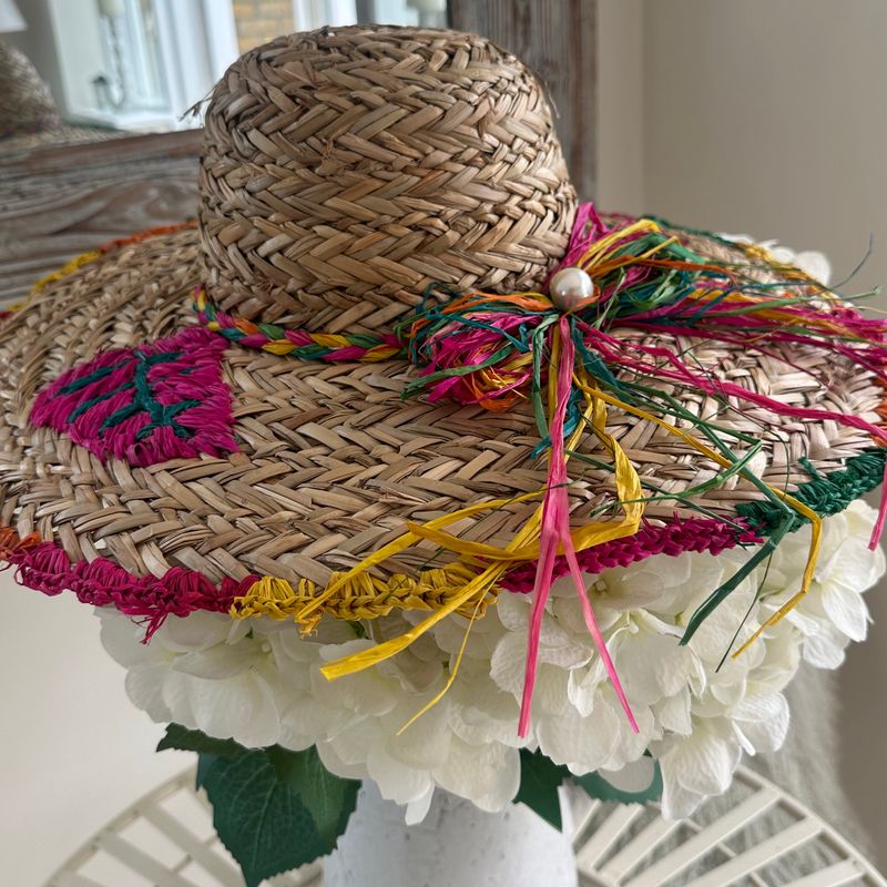 Flower Straw Hat