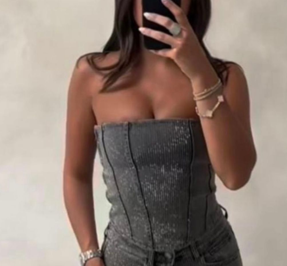 Super Sparkly Corset (grey)