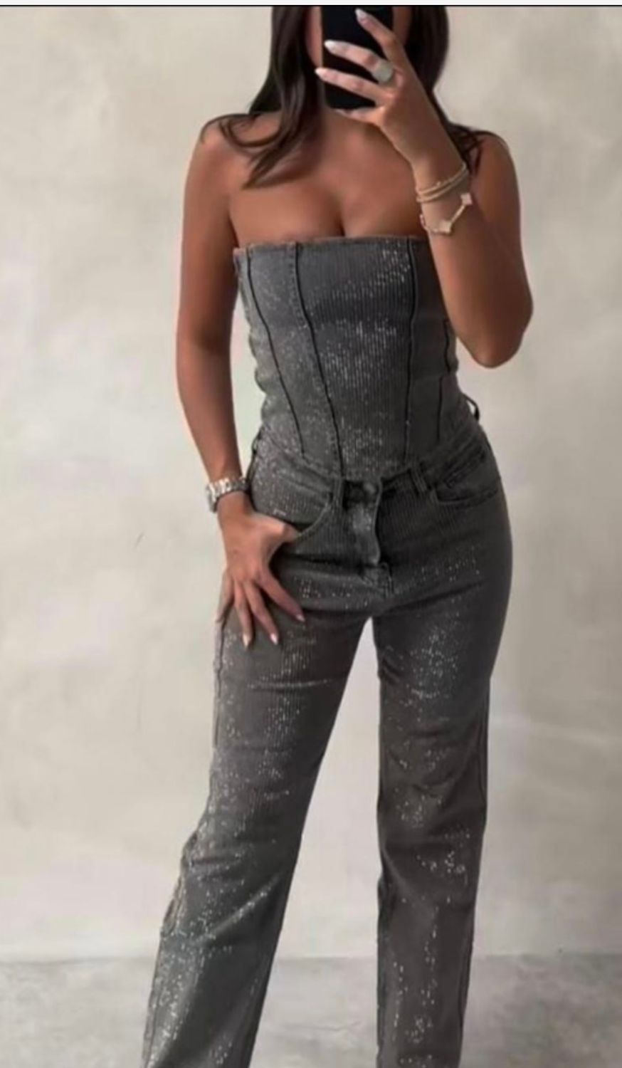 Super Sparkly Jeans (grey)