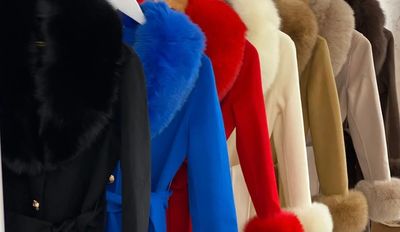 Cashmere &amp; Fox Fur Coat