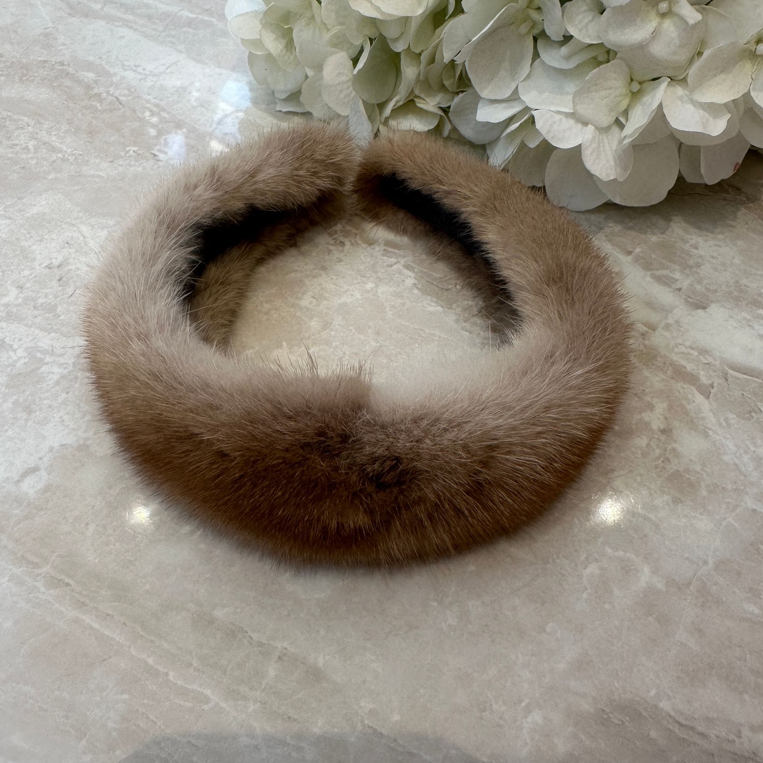 Mink Hair Band (camel)