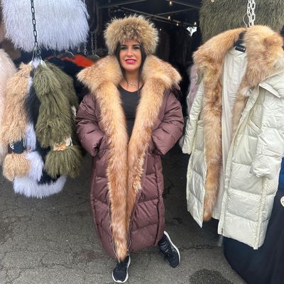 Puffer Long Coat (brown) J2023