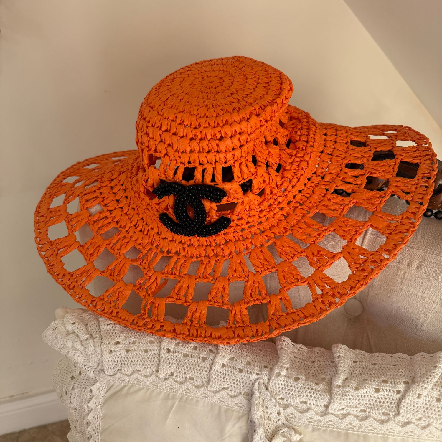 Crochet Hat (orange)
