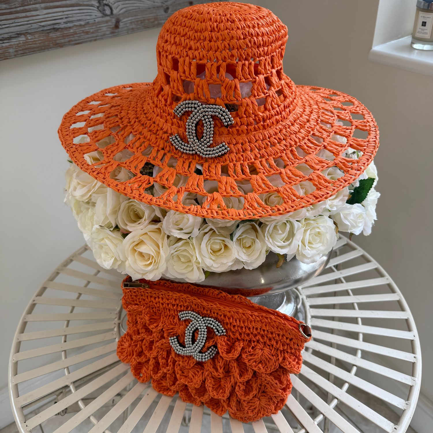 Crochet Hat (orange)