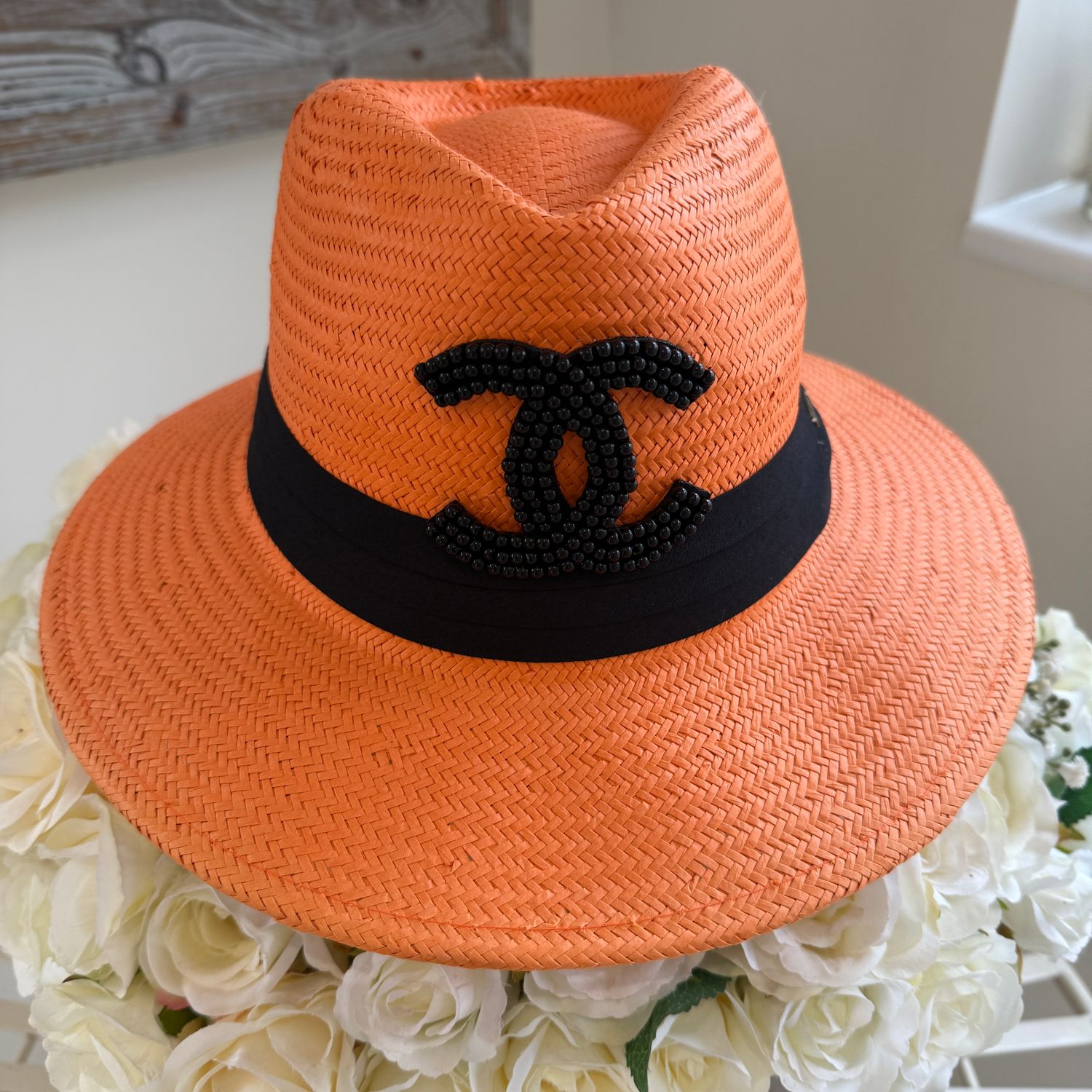 Orange Fedora Hat