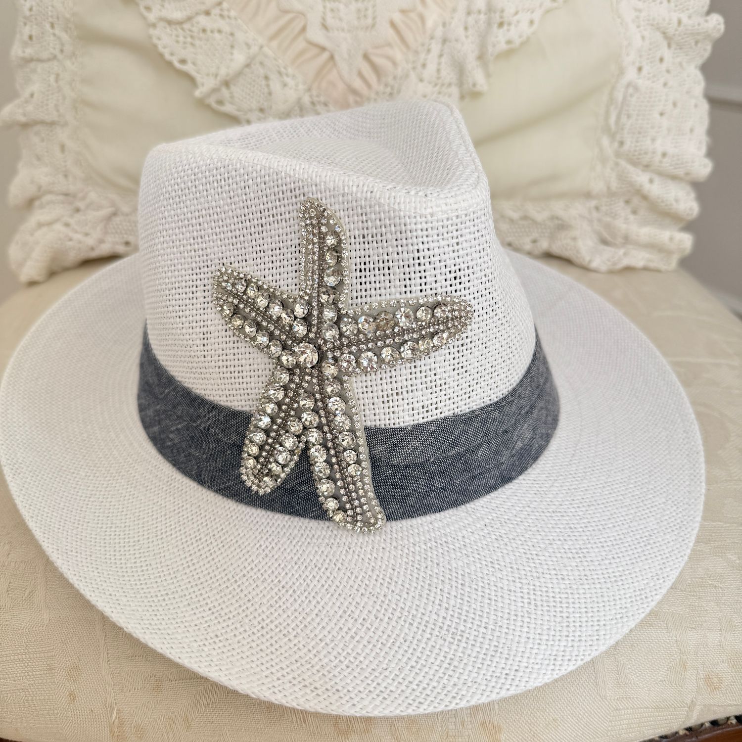 Starfish Fedora (white)