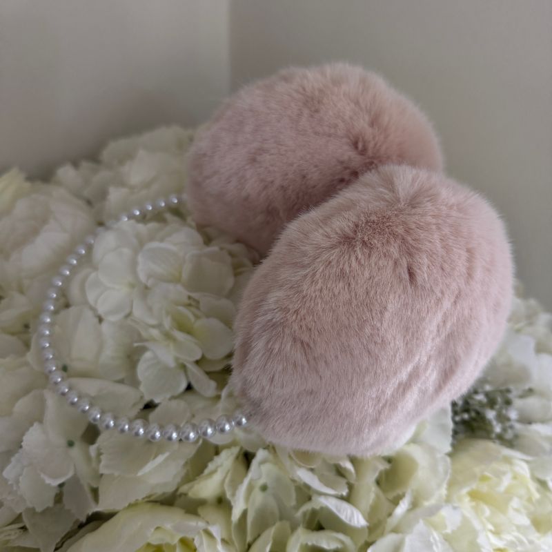 Pearl Ear Muff ( beige )