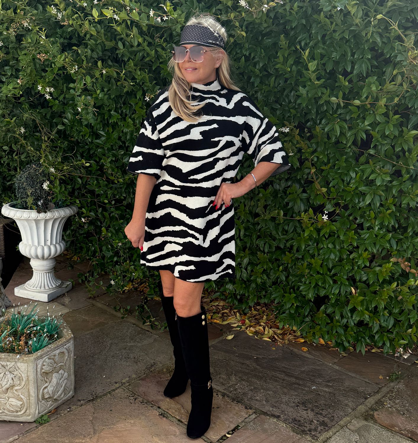 Zebra Print Top / Dress