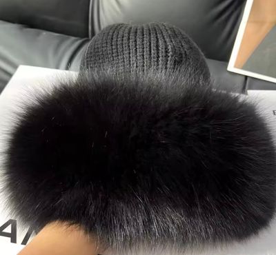 Fox Fur &amp; Wool Hat