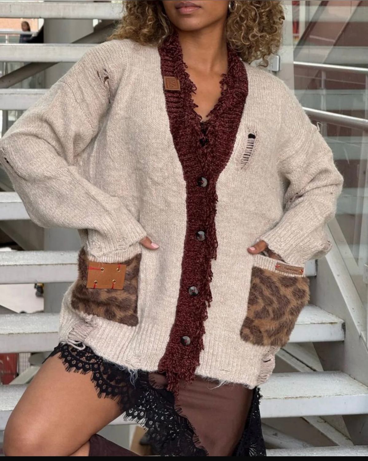 Boho Knitted Cardi